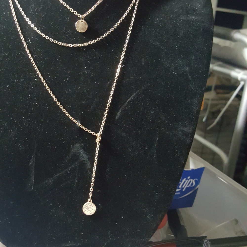 Triple Gold Necklace
